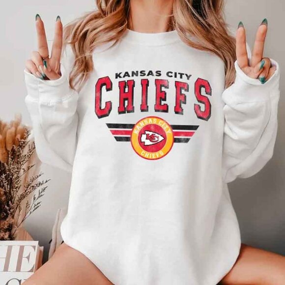 Sweatshirt Kansas City Chiefs Sweatshirt Kansas City Chiefs Sweatshirt 05 - Picture 1 of 5